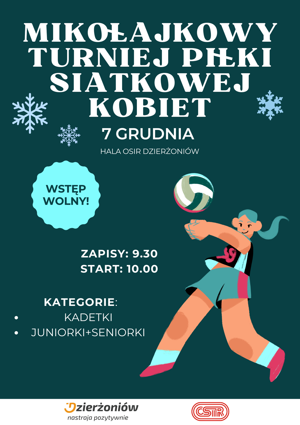 Dzierżoniów: Mikołajkowy Turniej Siatkówki Kobiet