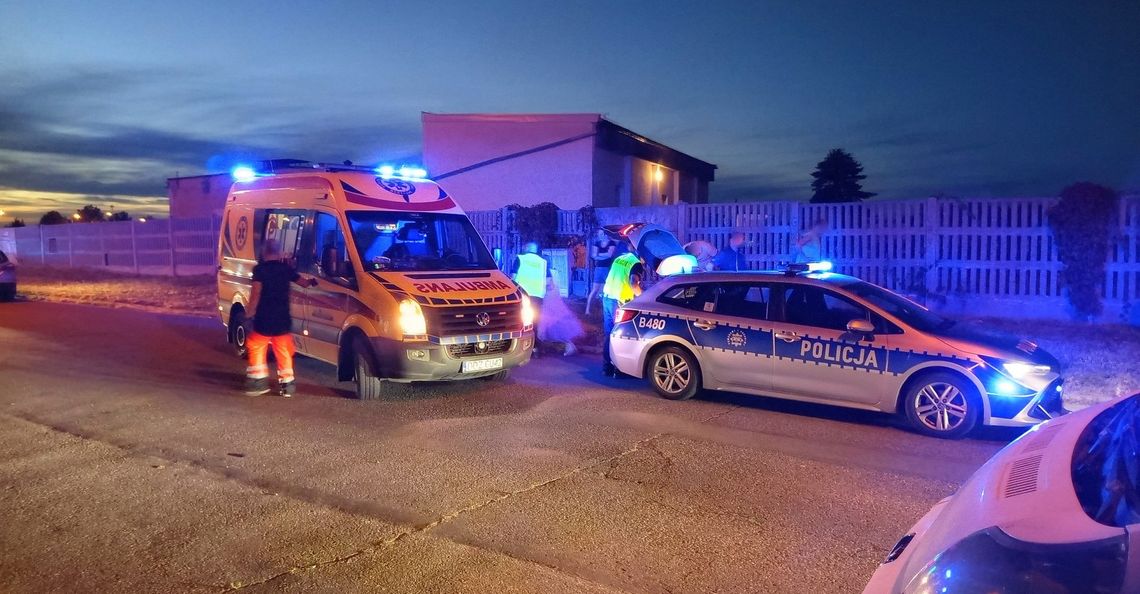 Dzierżoniów, potrącenie pieszej i dziecka na Paderewskiego