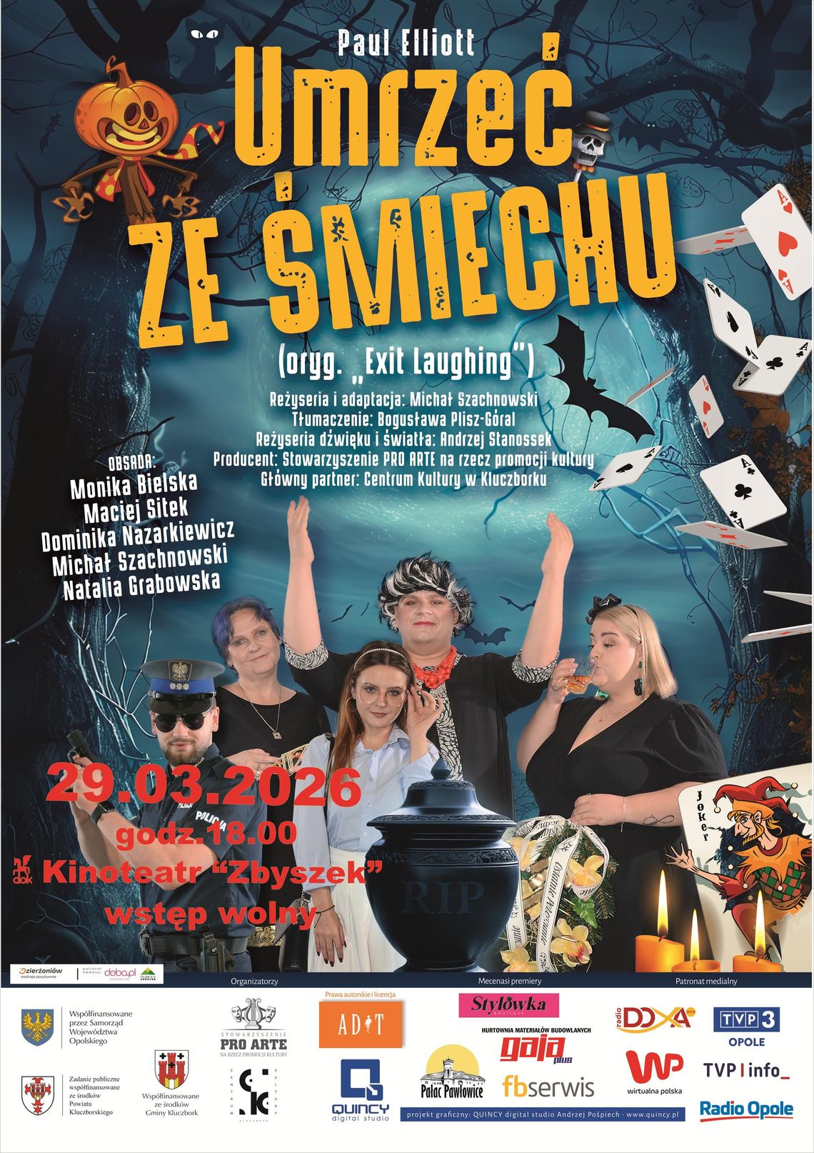 Dzierżoniów: "Umrzeć ze śmiechu"- spektakl komediowy