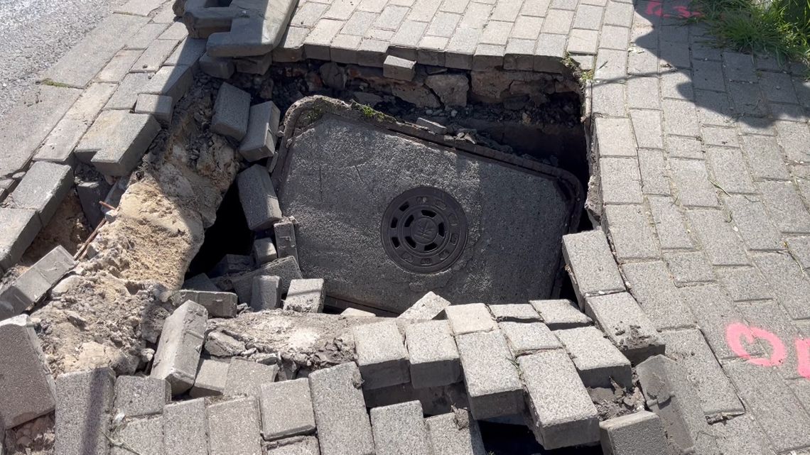 Dzierżoniów, zdarzenie drogowe na ul. Podwalnej