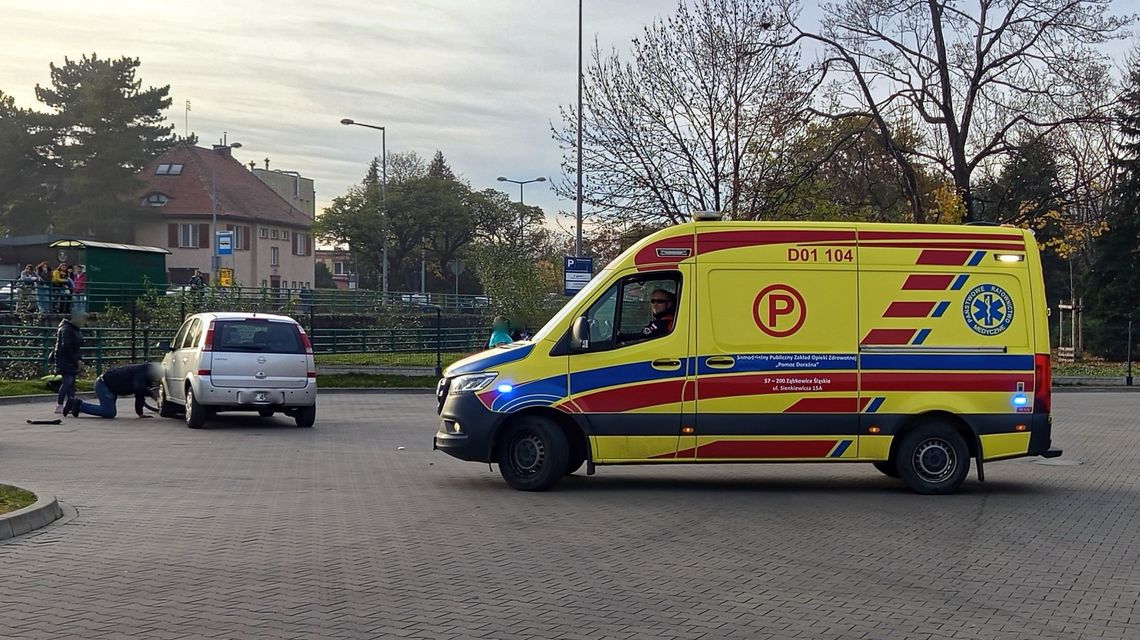 Dzierżoniów, zderzenie rowerzysty z Oplem