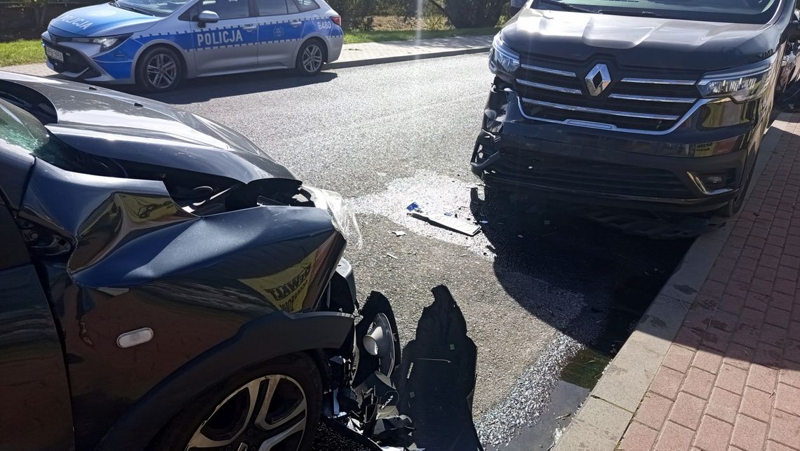 Dzierżoniów, zderzenie trzech pojazdów