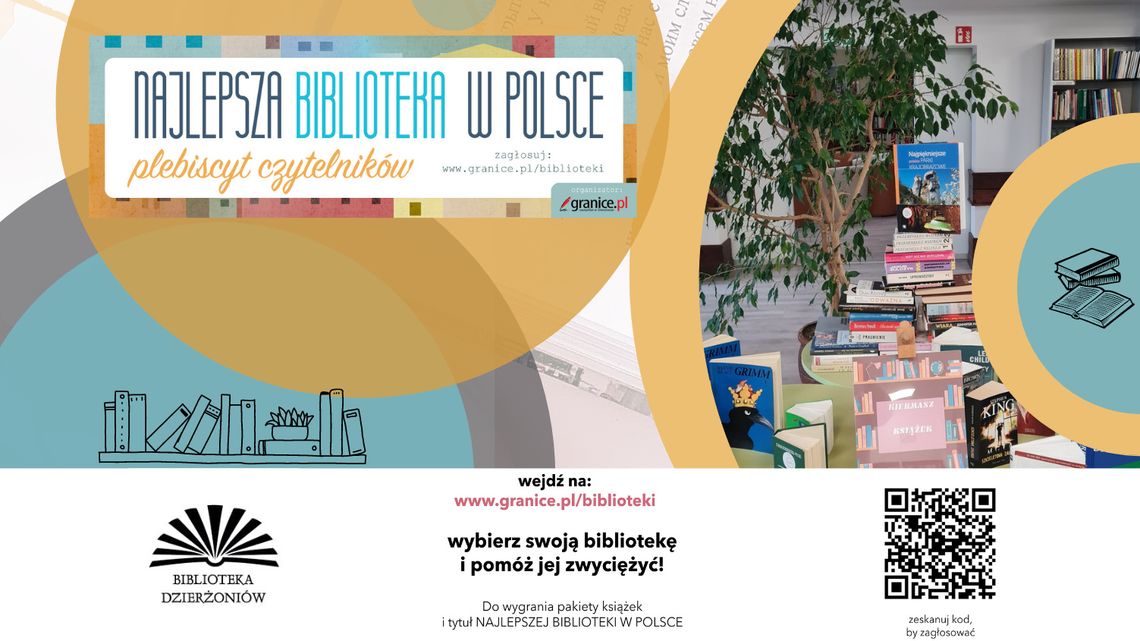 Dzierżoniowska biblioteka w plebiscycie czytelników