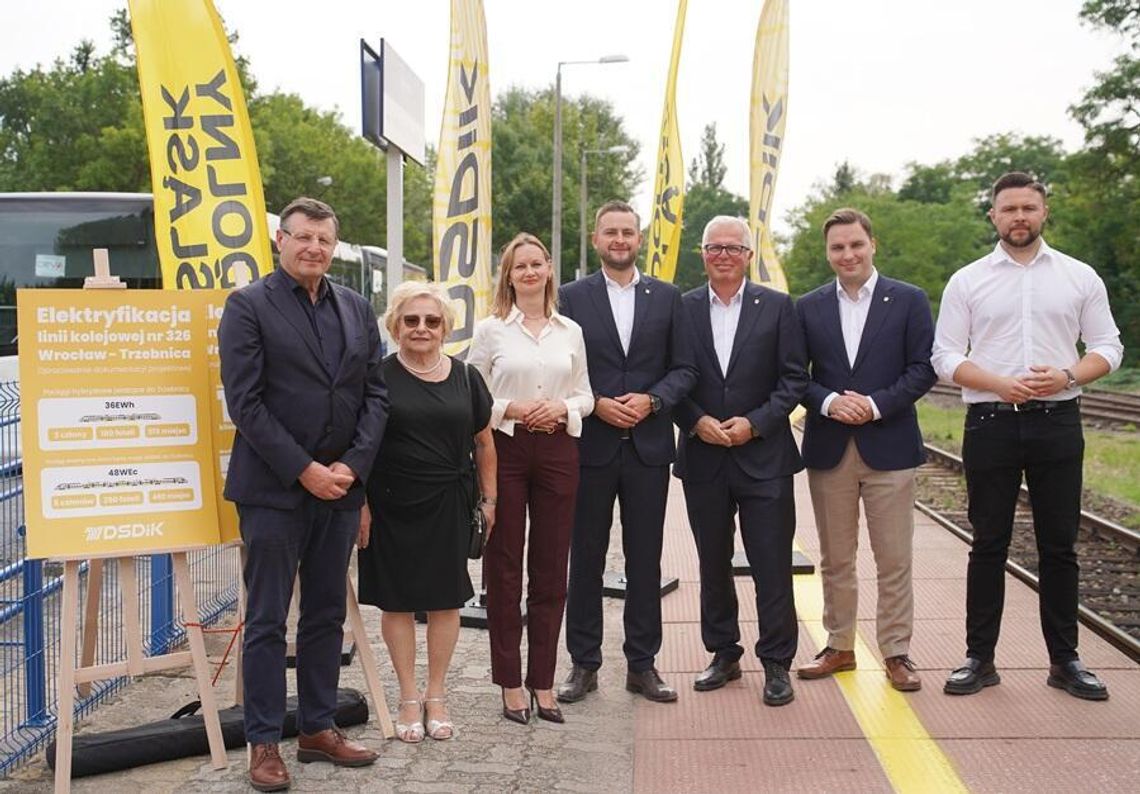 Elektryfikacja linii Wrocław–Trzebnica coraz bliżej Elektryfikacja linii Wrocław–Trzebnica coraz bliżej