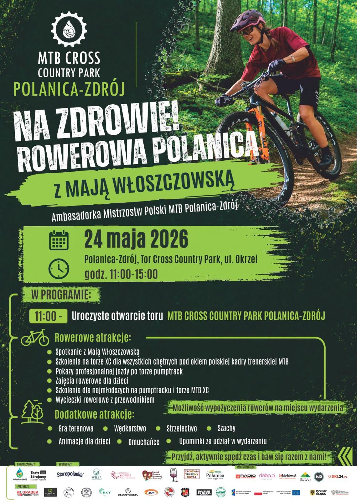 Festiwal „NA ZDROWIE” z Mają Włoszczowską już wkrótce w Polanicy-Zdroju