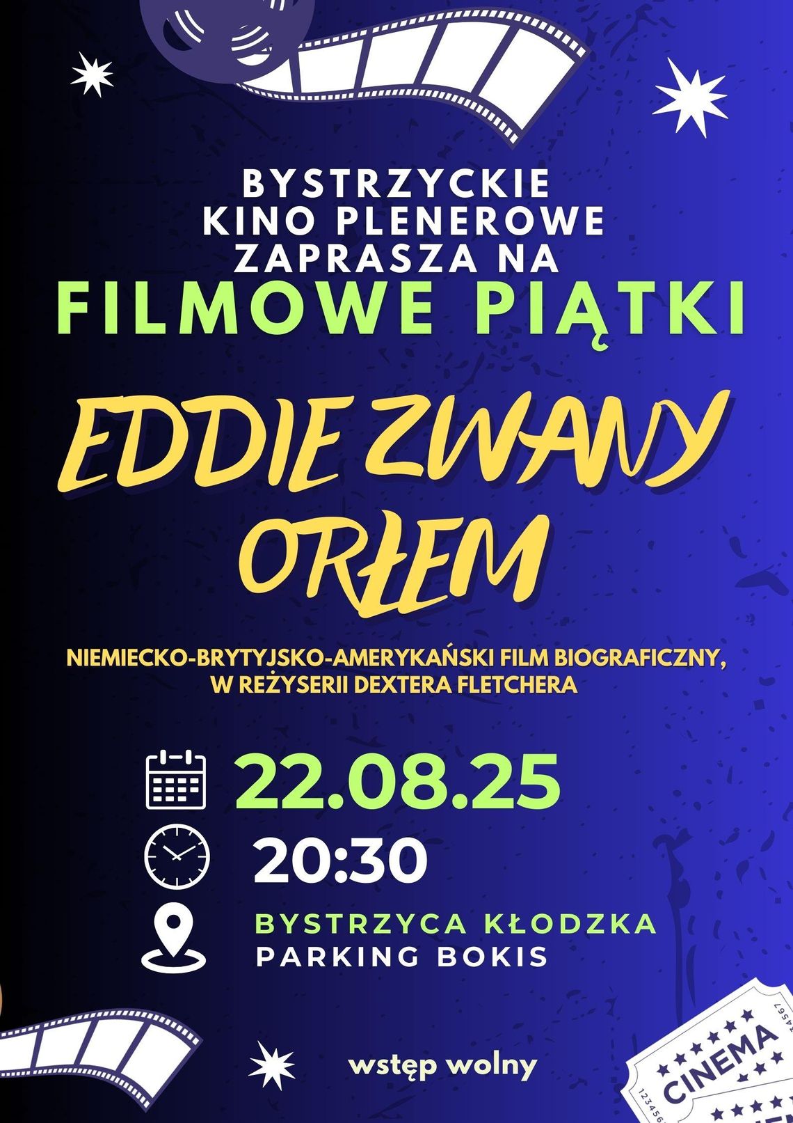 Filmowy Piątek w plenerze: Zobacz stojącego „Eddiego zwanego Orłem”!