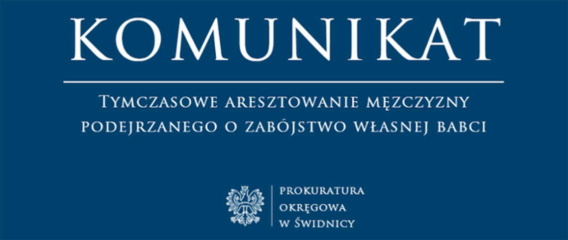 Gilów. Areszt dla zabójcy swojej babci Gilów. Areszt dla zabójcy swojej babci