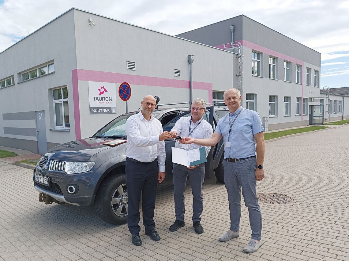 Gmina Miejska Kłodzko z samochodem od firmy Tauron