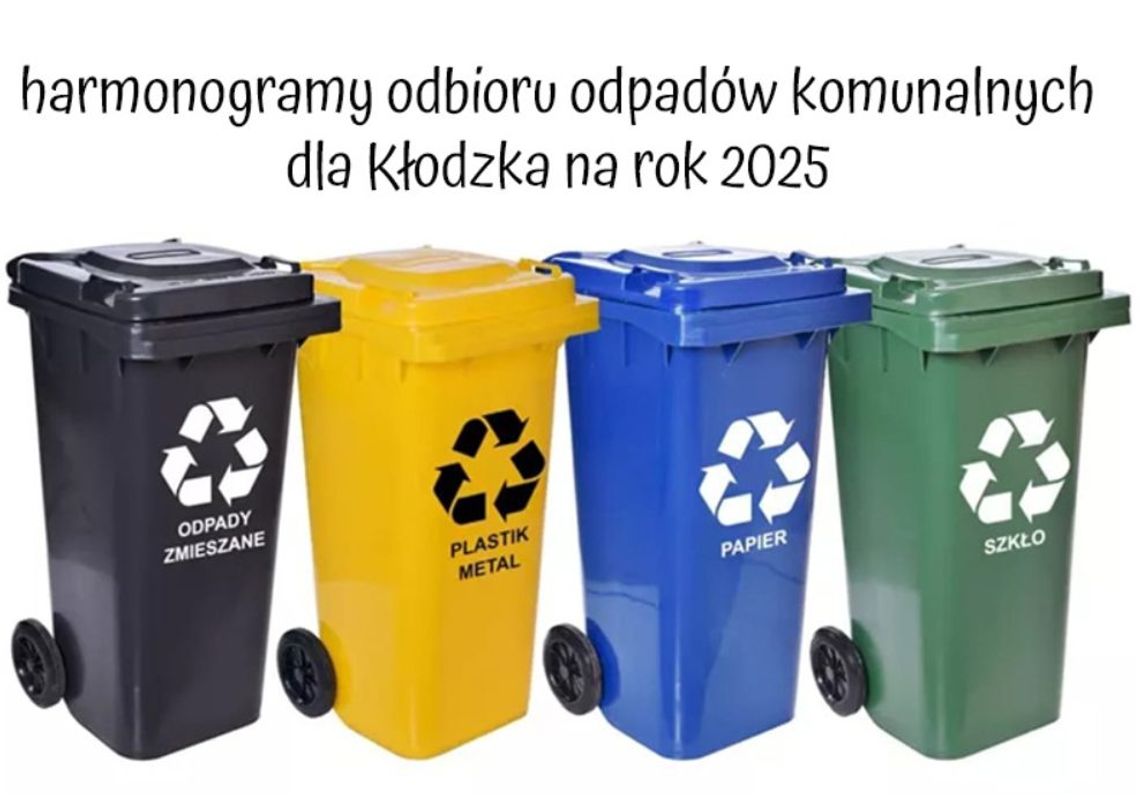 HARMONOGRAM ODBIORU ODPADÓW KOMUNALNYCH