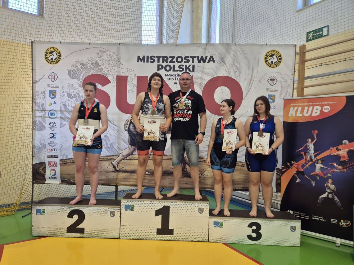 Hubert Wojciechowski ze złotym medalem Mistrzostw Polski w Sumo Hubert Wojciechowski ze złotym medalem Mistrzostw Polski w Sumo