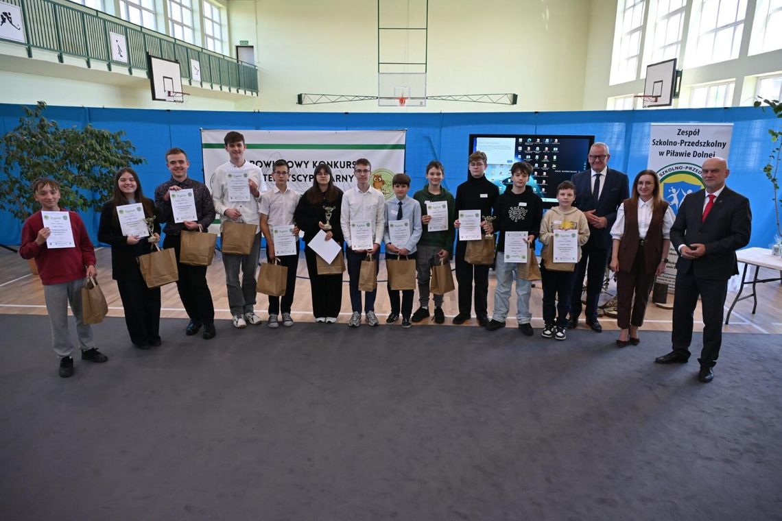 I Powiatowy Konkurs Interdyscyplinarny „ekoSOWY” w Piławie Dolnej