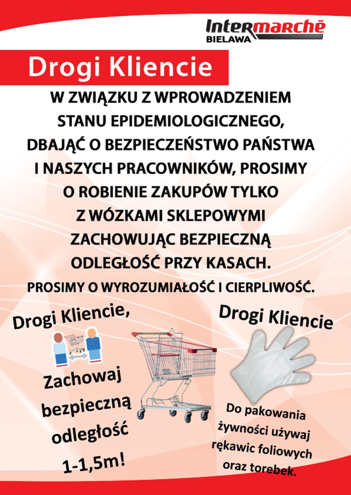 INTERMARCHE W BIELAWIE INFORMUJE INTERMARCHE W BIELAWIE INFORMUJE