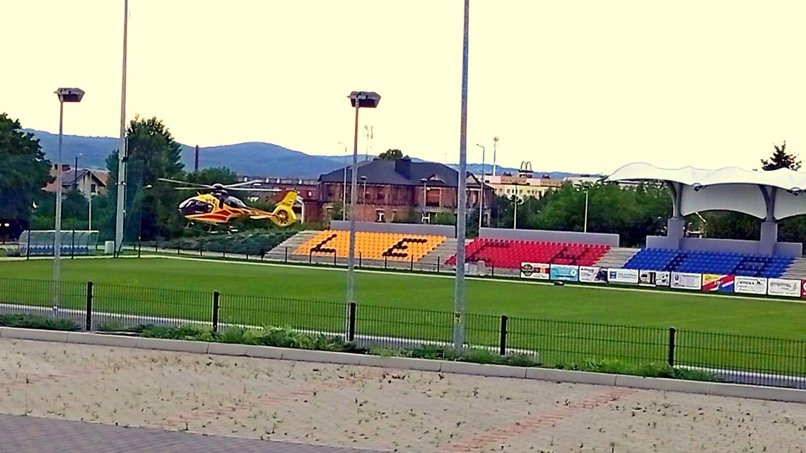 Interwencja Lotniczego Pogotowia Ratunkowego w Dzierżoniowie