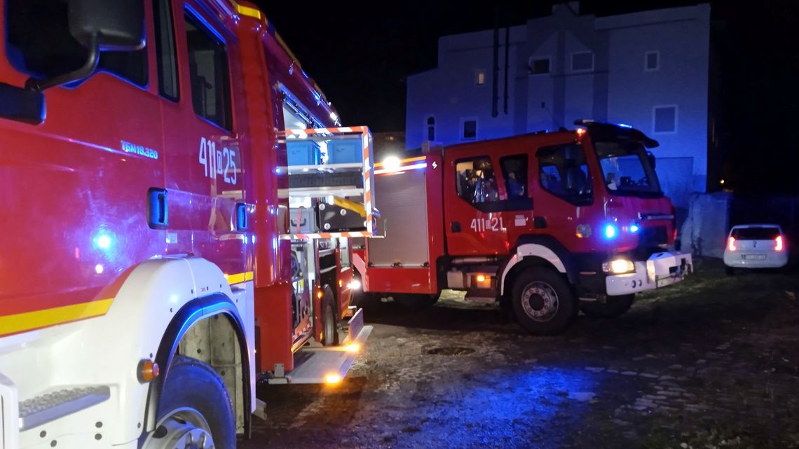 Interwencja straży na terenie Silesiany w Dzierżoniowie