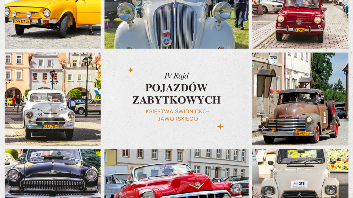 IV Międzynarodowy Rajd Pojazdów Zabytkowych Księstwa Świdnicko-Jaworskiego w Dzierżoniowie