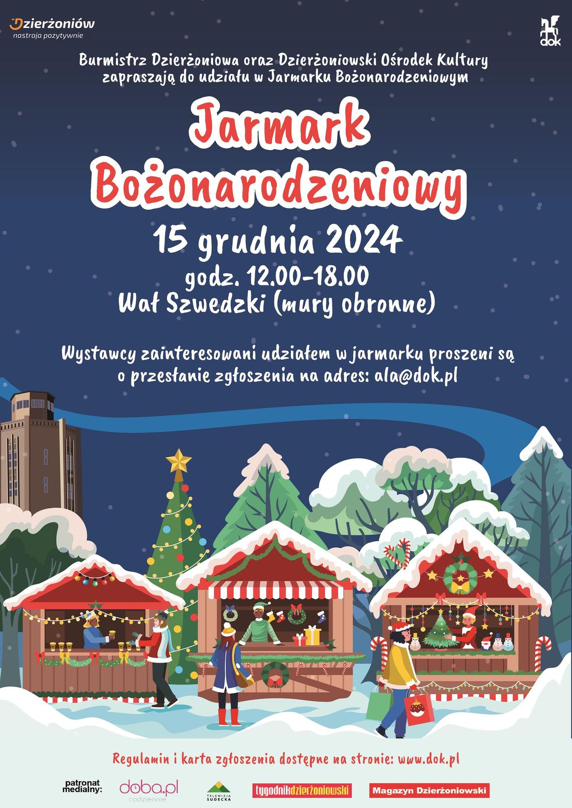 Jarmark Bożonarodzeniowy - Zapraszamy Wystawców!