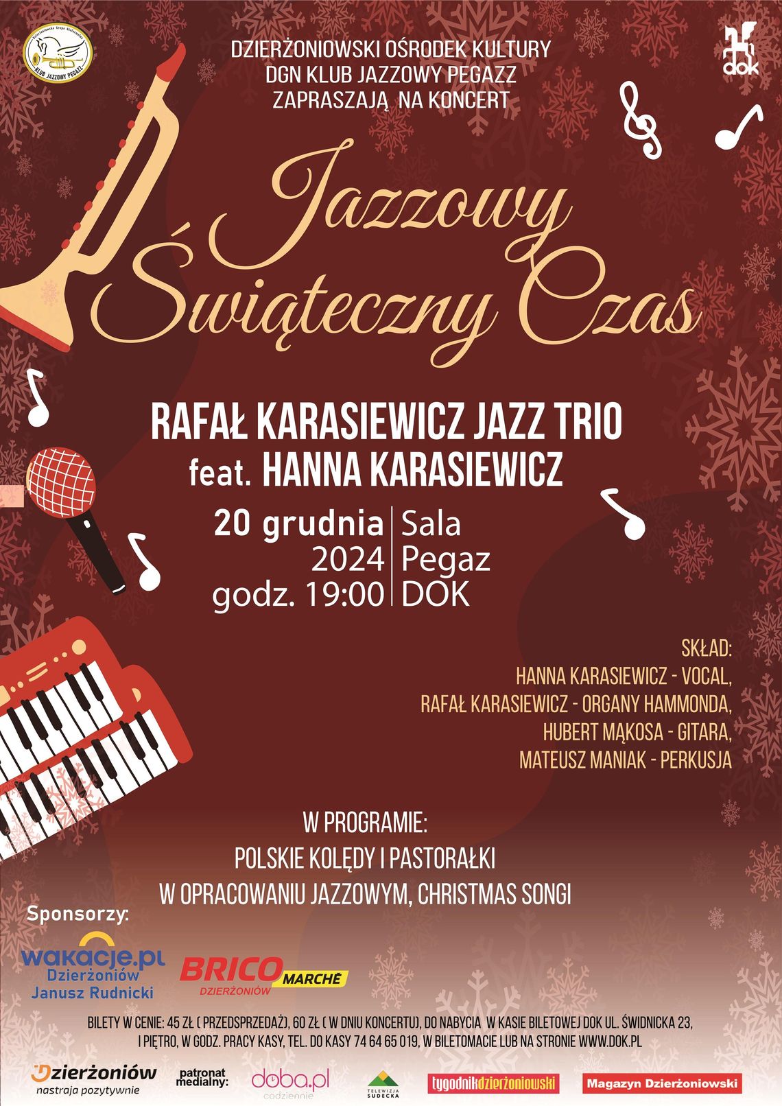 JAZZOWY ŚWIĄTECZNY CZAS-koncert