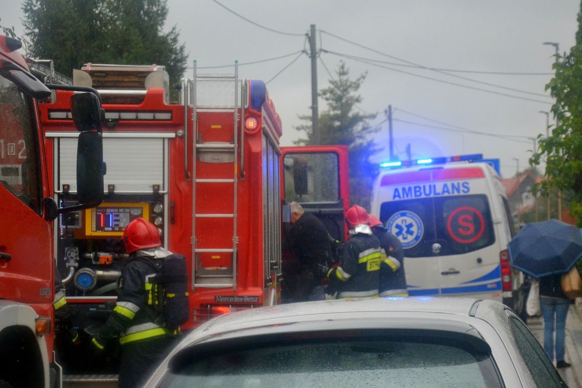 JEDNA OSOBA RANNA W WYBUCHU PIECA JEDNA OSOBA RANNA W WYBUCHU PIECA