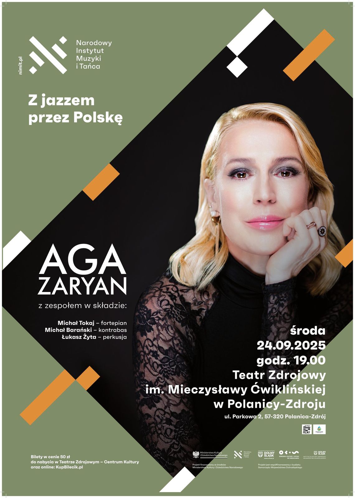 Jesienny koncert Agi Zaryan – jazzowe emocje w Teatrze Zdrojowym! Jesienny koncert Agi Zaryan – jazzowe emocje w Teatrze Zdrojowym!
