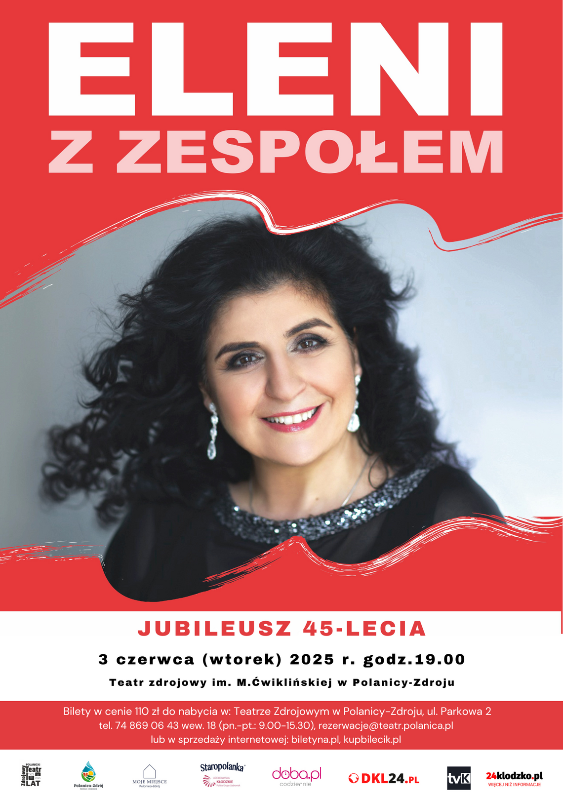Jubileusz 45-lecia Eleni z Zespołem w Polanicy-Zdroju
