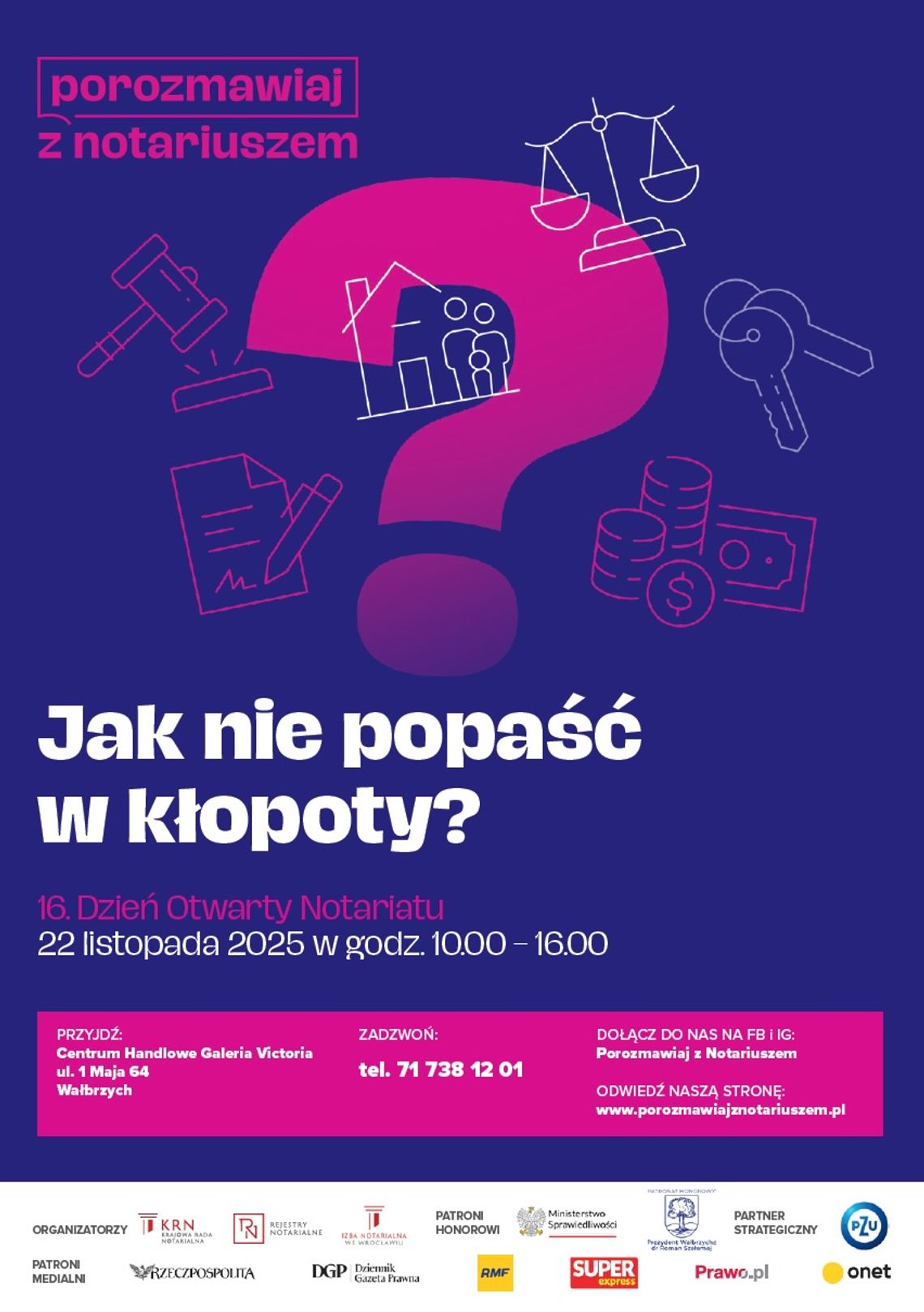 Już 22 listopada 2025 r. (sobota) 16. Dzień Otwarty Notariatu.