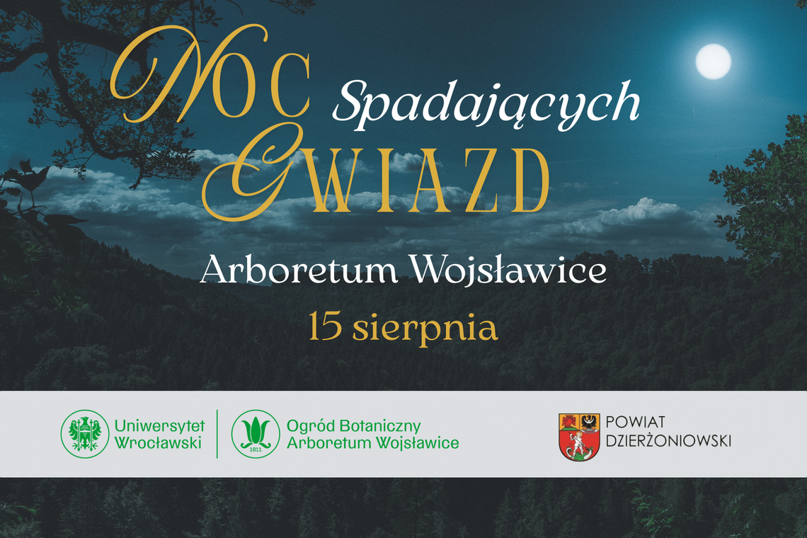 Już jutro Noc Spadających Gwiazd w Arboretum Wojsławice Już jutro Noc Spadających Gwiazd w Arboretum Wojsławice