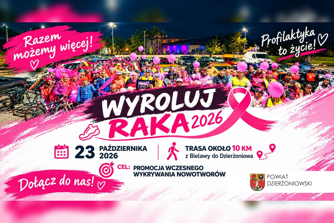 Już w piątek „Wyroluj Raka” – dołącz do różowej drużyny i pokaż, że razem możemy więcej Już w piątek „Wyroluj Raka” – dołącz do różowej drużyny i pokaż, że razem możemy więcej