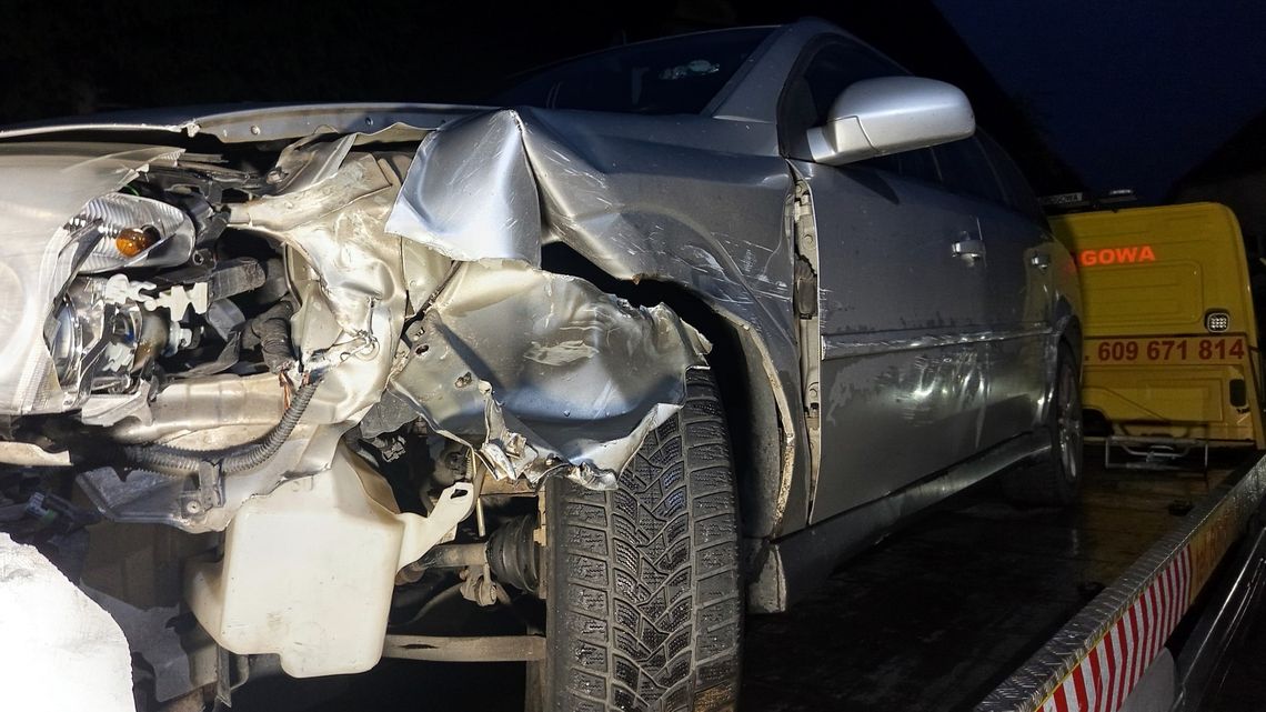 Kamionki, nietrzeźwy kierowca spowodował kolizję Kamionki, nietrzeźwy kierowca spowodował kolizję