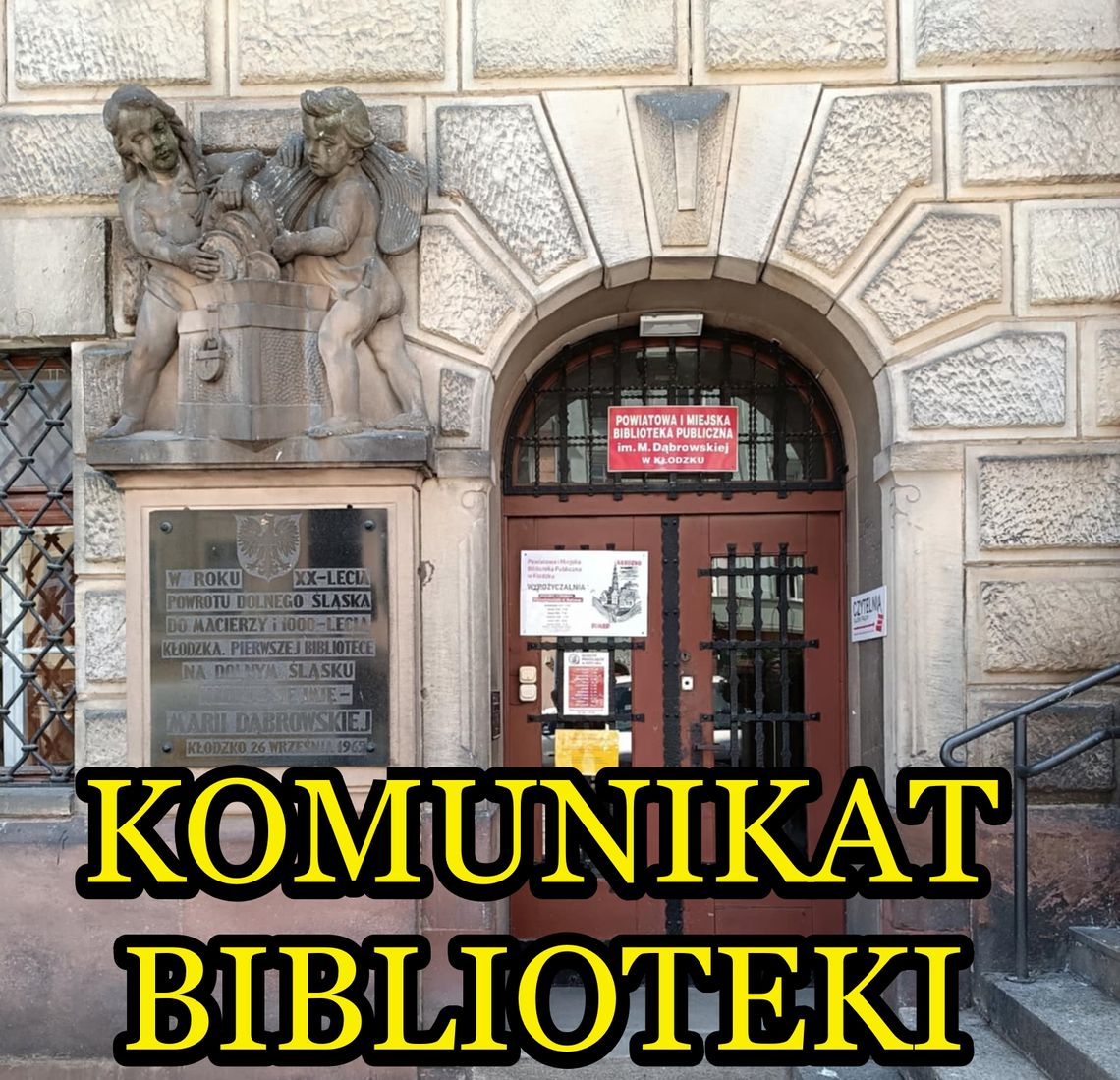 Kłodzko: Biblioteka czasowo zamknięta Kłodzko: Biblioteka czasowo zamknięta