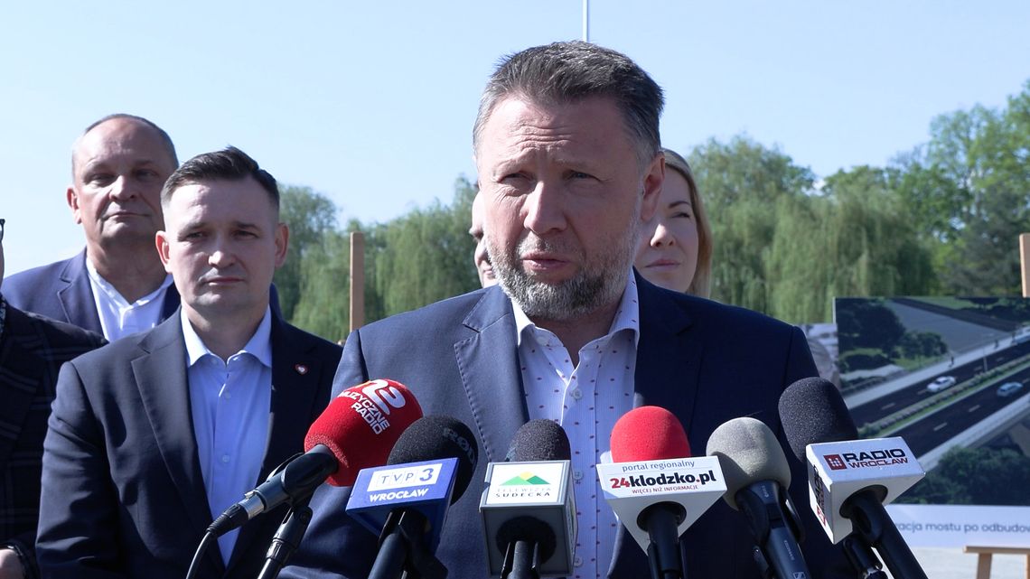 Kłodzko: Minister Kierwiński o remoncie mostu na Kościuszki