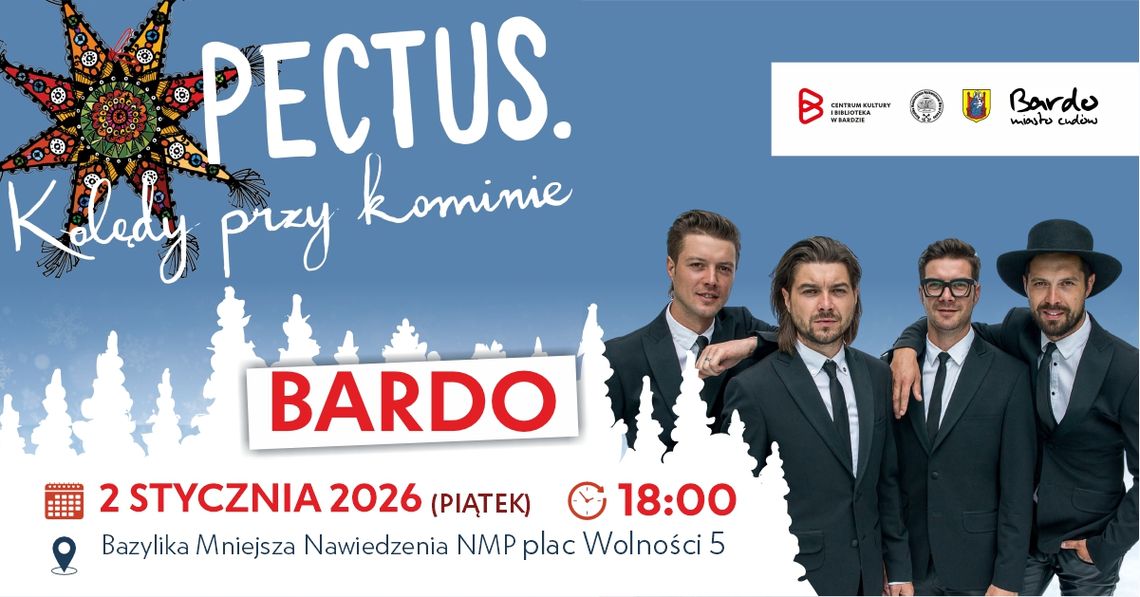 Kolędowy wieczór z Pectusem w Bardzie – wyjątkowy początek 2026 roku