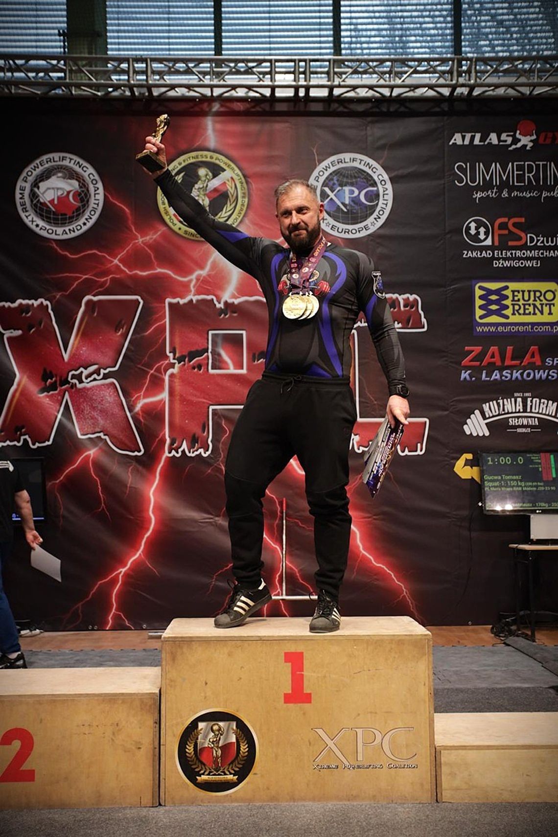 Kolejne sukcesy podinspektora Krzysztofa Barana na Mistrzostwach Europy-złote medale i rekordy na arenie międzynarodowej