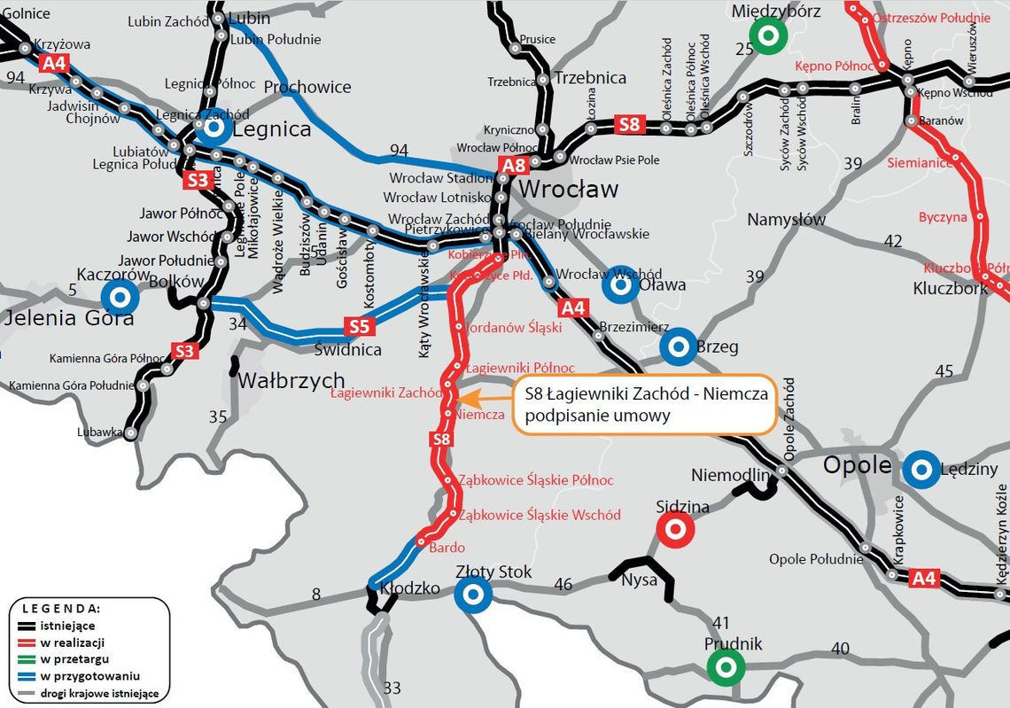 Kolejny krok w stronę S8 na Dolnym Śląsku!