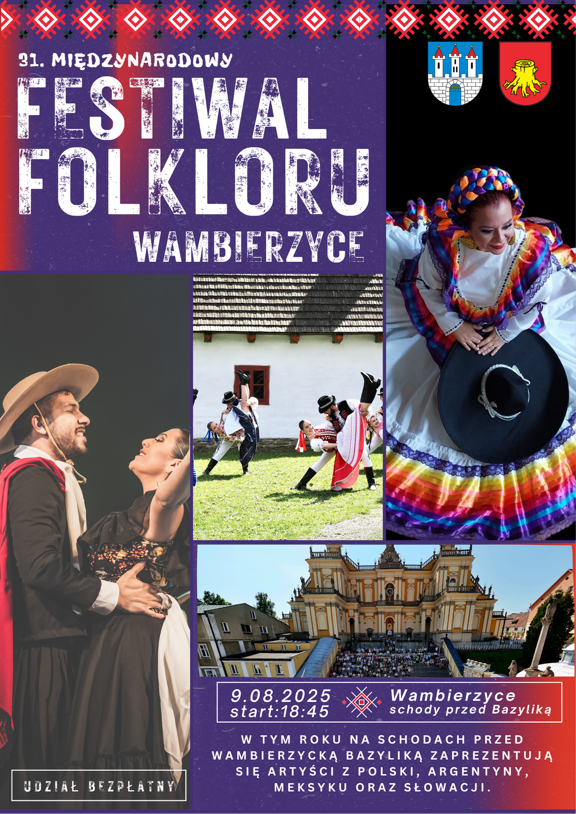 Kolorowy Świat Tańca: Festiwal Folkloru w Wambierzycach już 9 sierpnia!