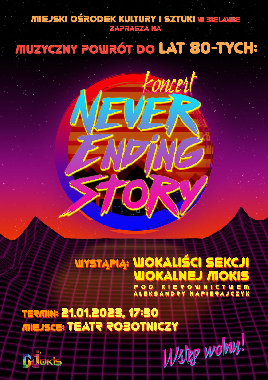 Koncert sekcji wokalnej MOKiS: „Never Ending Story”