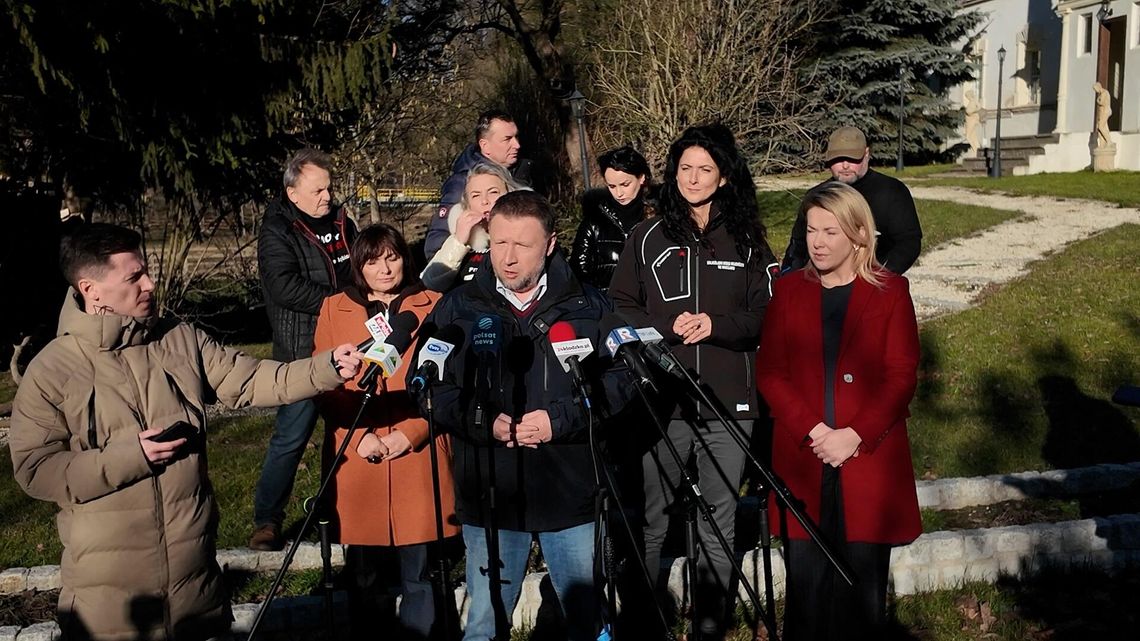 Konferencja ministra Kierwińskiego w Pałacu Ławica