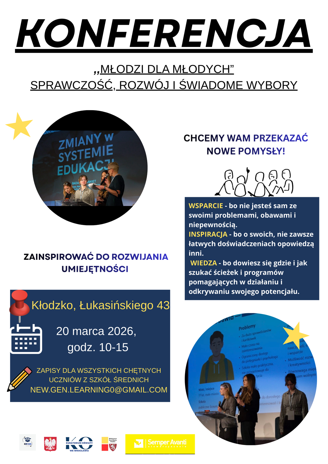 Konferencja „Młodzi dla młodych” w Kłodzku