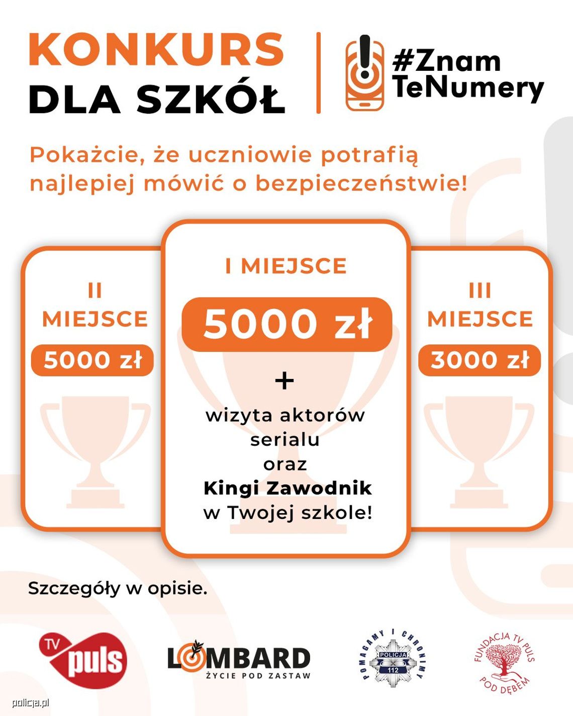 Konkurs dla szkół podstawowych w ramach kampanii #ZnamTeNumery 2026