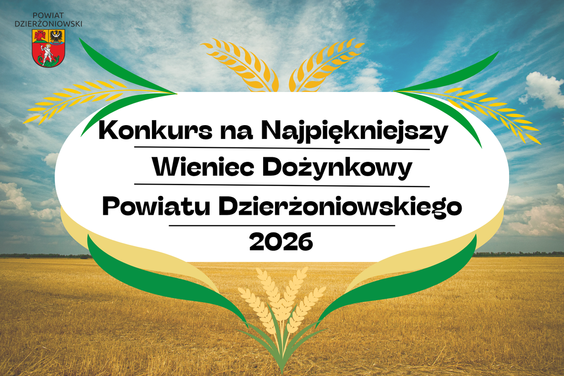 Konkurs na Najpiękniejszy Wieniec Dożynkowy Powiatu Dzierżoniowskiego 2026