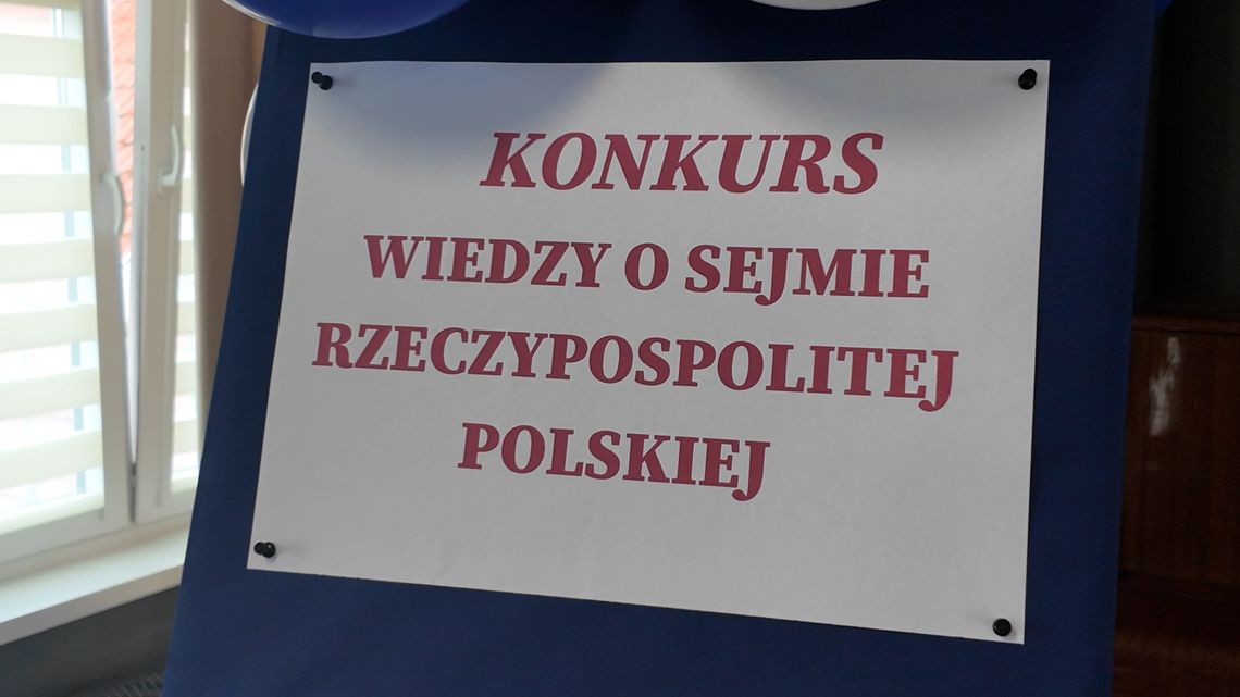 Konkurs Wiedzy o Sejmie RP w Bielawie