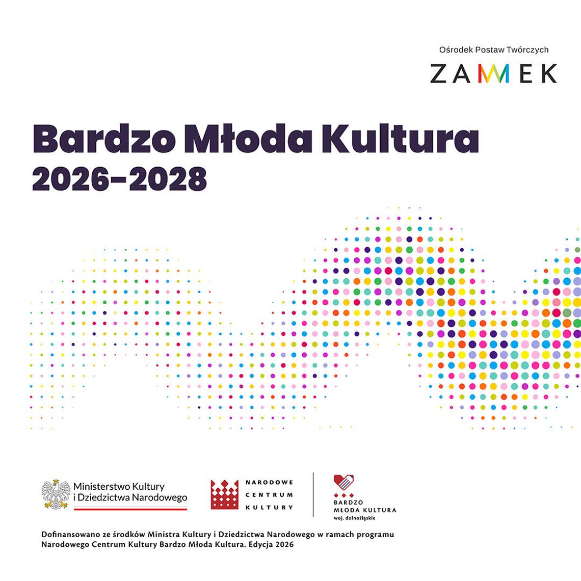 Kultura tworzona razem z młodzieżą. Rusza nabór do programu „Bardzo Młoda Kultura” Kultura tworzona razem z młodzieżą. Rusza nabór do programu „Bardzo Młoda Kultura”