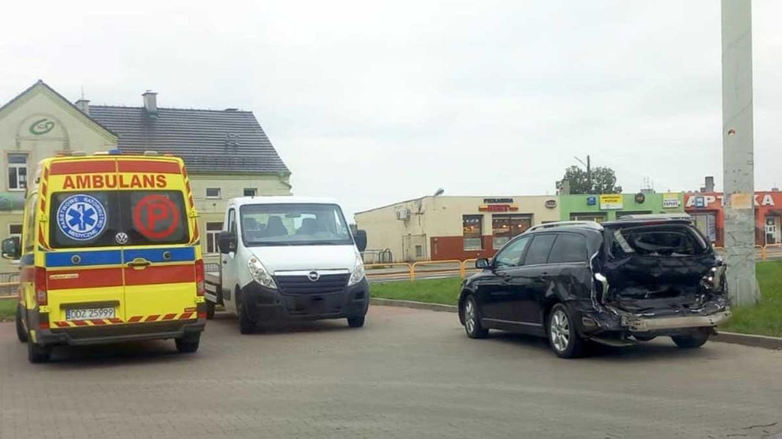 Łagiewniki, zderzenie Jeepa z Toyotą