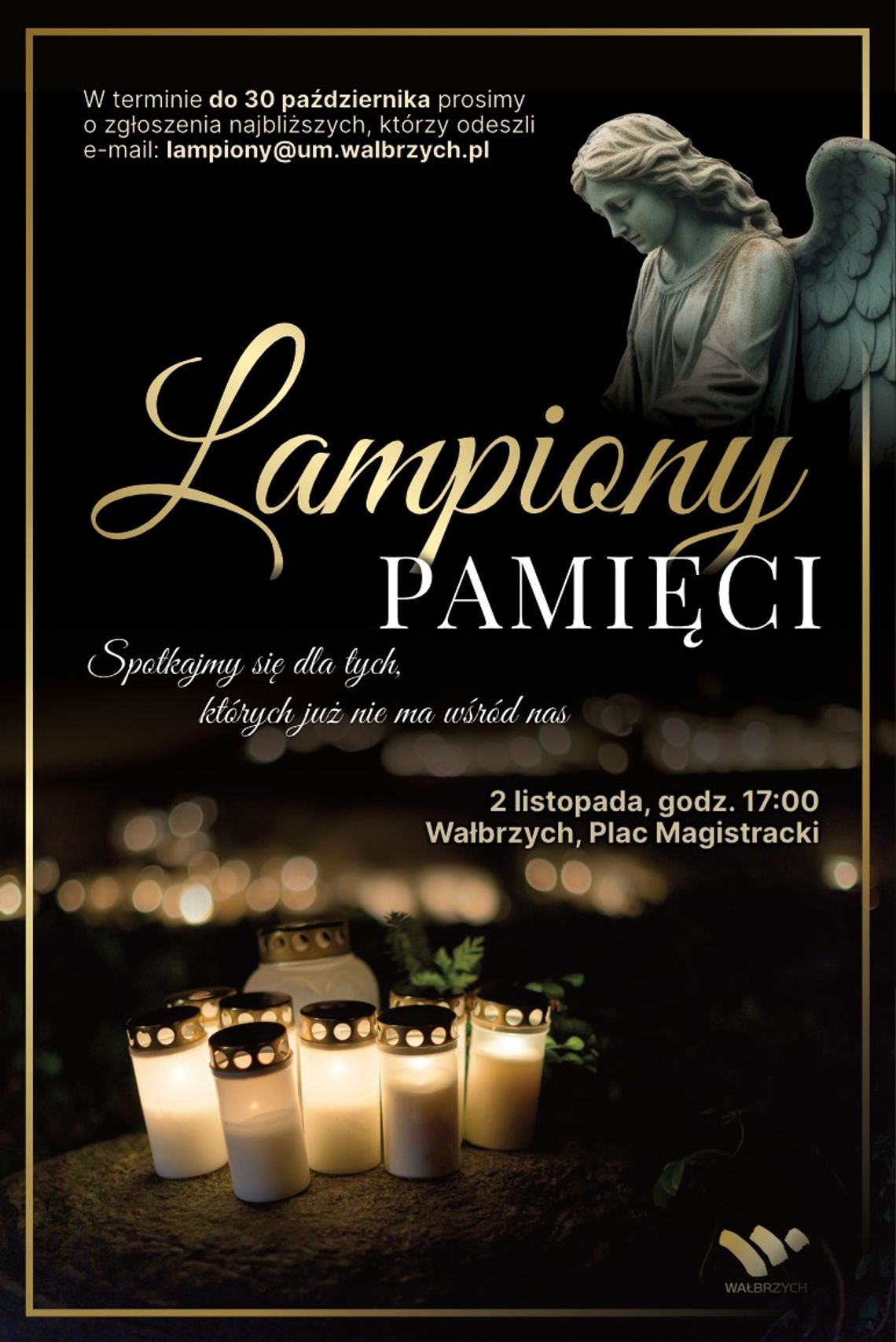 Lampiony pamięci w Wałbrzychu