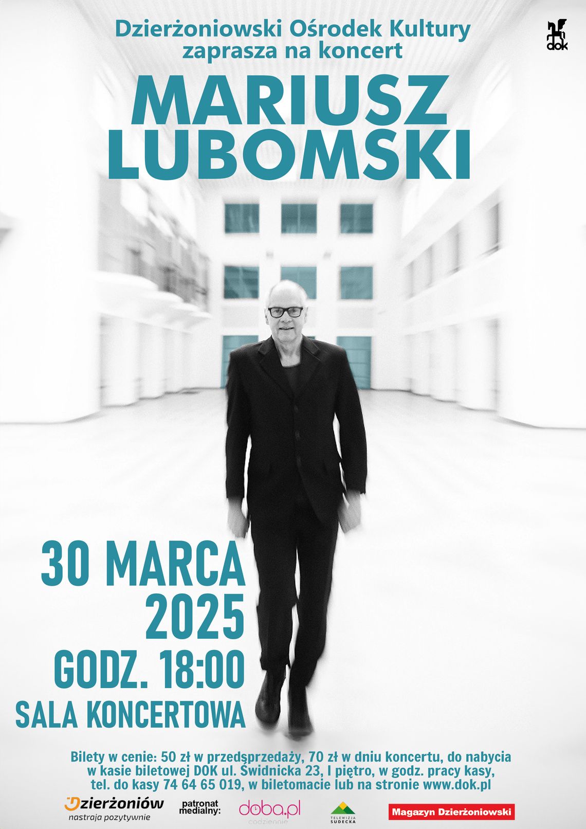 MARIUSZ LUBOMSKI-koncert w Dzierżoniowie