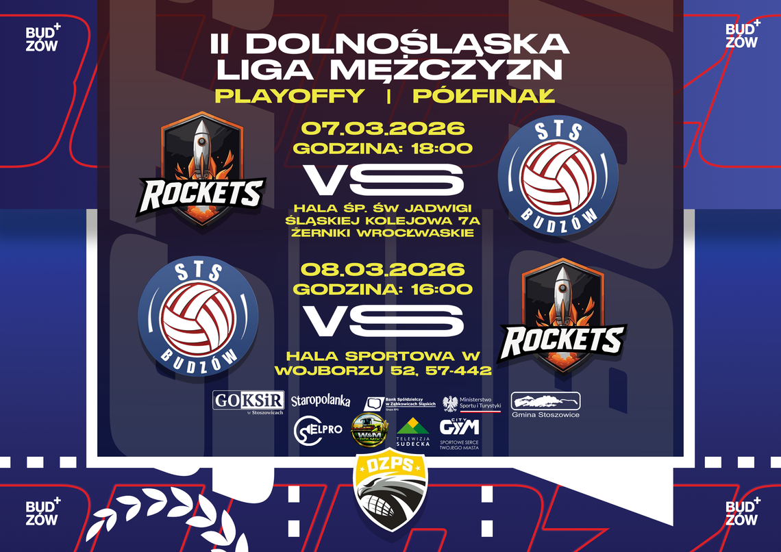 Mecz II Ligi Dolnośląskiej Mężczyzn faza play-off