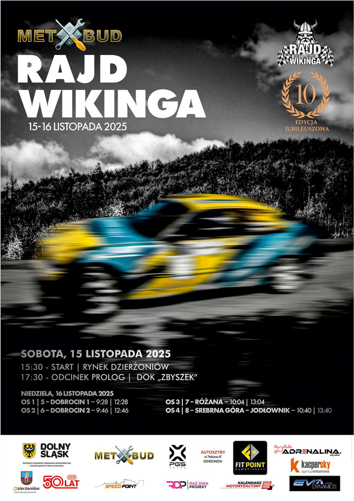 MET-BUD 10. Rajd Wikinga – jubileuszowa edycja już 15–16 listopada! MET-BUD 10. Rajd Wikinga – jubileuszowa edycja już 15–16 listopada!