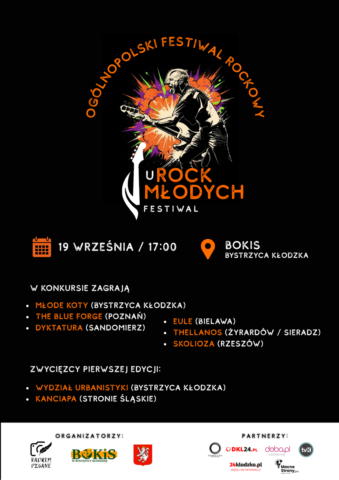 Młoda krew i mocne brzmienia w Bystrzycy Kłodzkiej. Przed nami kolejna edycja festiwalu „uROCK Młodych”! Młoda krew i mocne brzmienia w Bystrzycy Kłodzkiej. Przed nami kolejna edycja festiwalu „uROCK Młodych”!