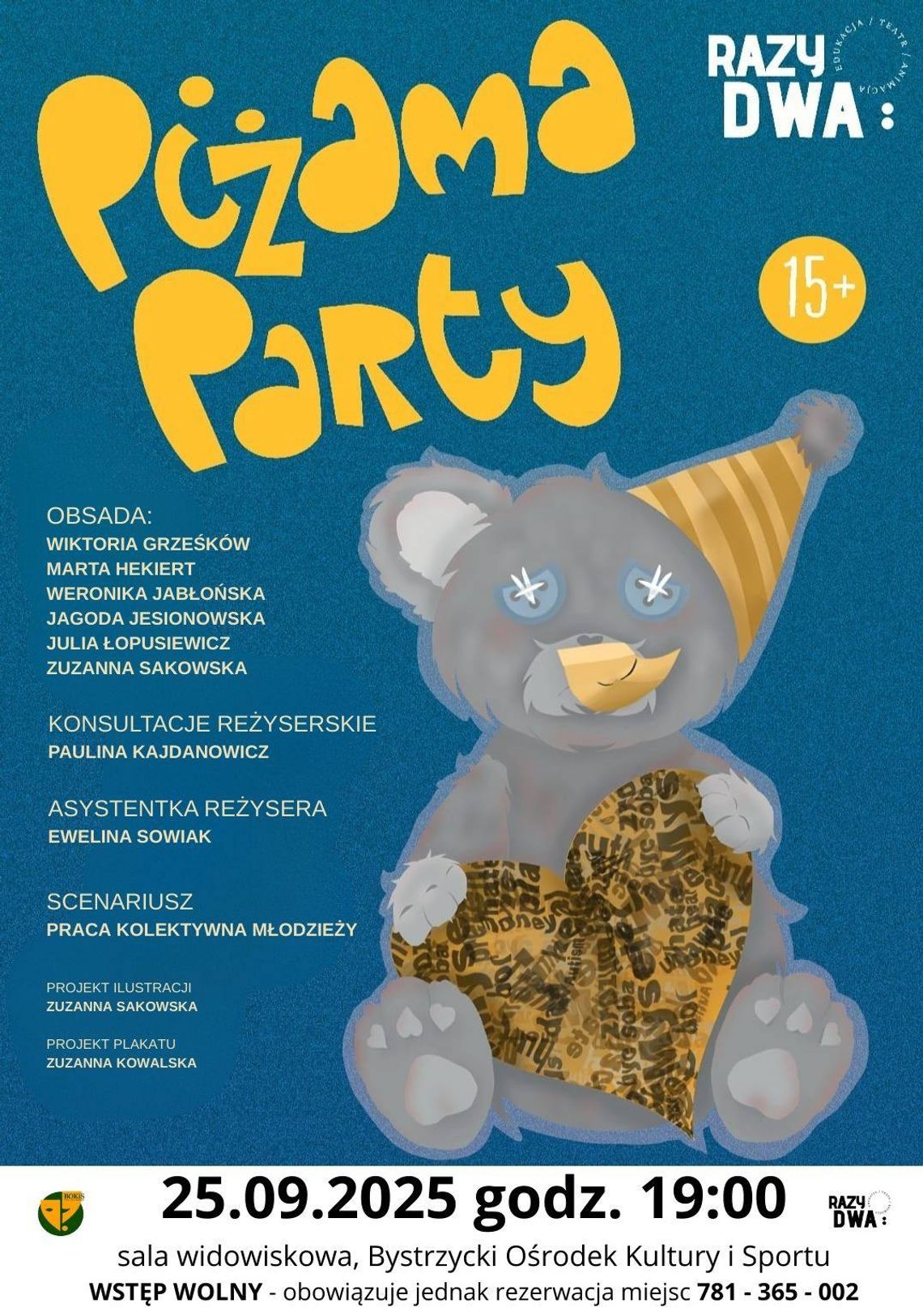 Młodzież kontra dorośli – „Piżama Party” porusza i bawi w BOKiS Bystrzyca