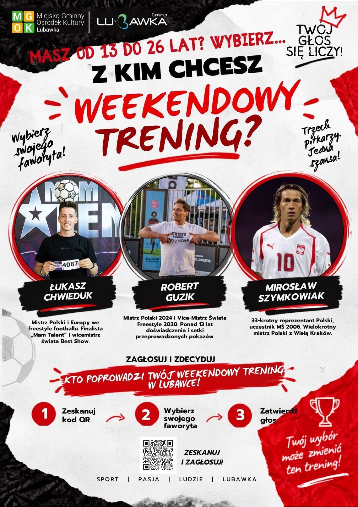 Młodzież z Lubawki wybiera piłkarza, zaproszenie do udziału w akcji Młodzież z Lubawki wybiera piłkarza, zaproszenie do udziału w akcji