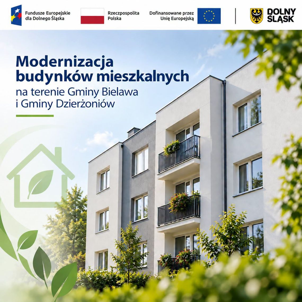Modernizacja budynków mieszkalnych w Gminie Bielawa